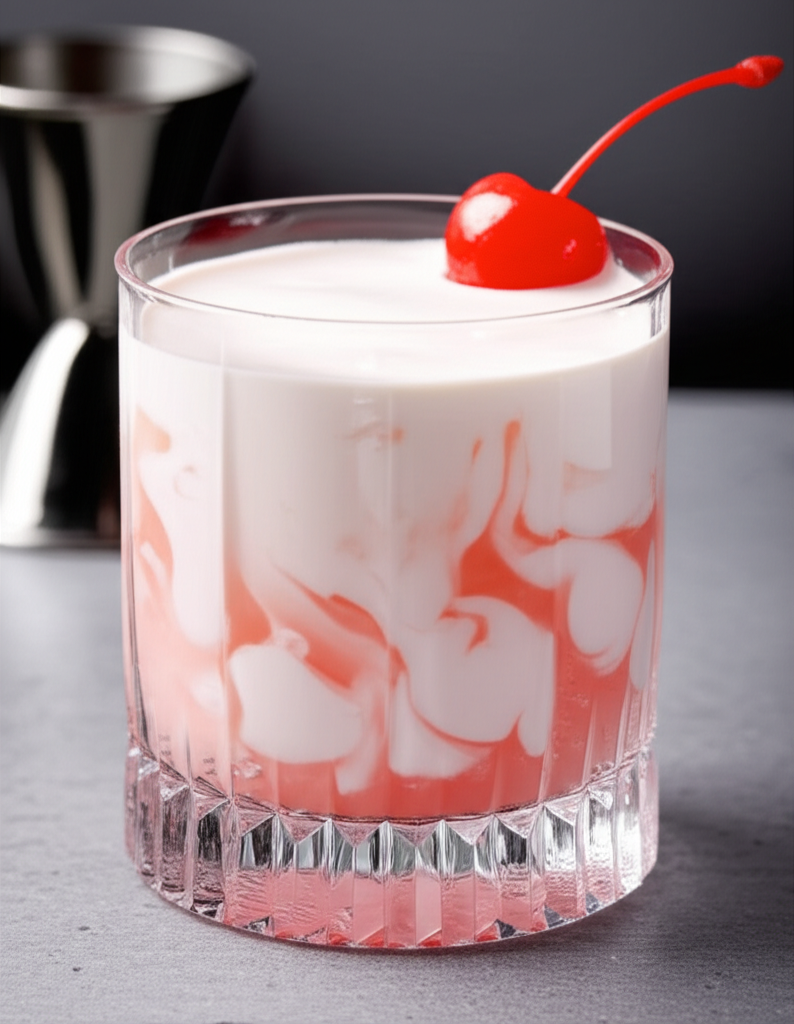 Cherry White Russian Cocktail