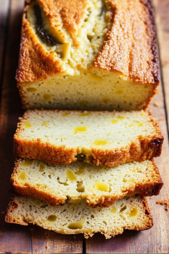 Coconut Pineapple Banana Bread