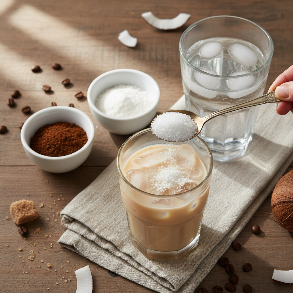 Ingredients for Coconut Whipped Coffee