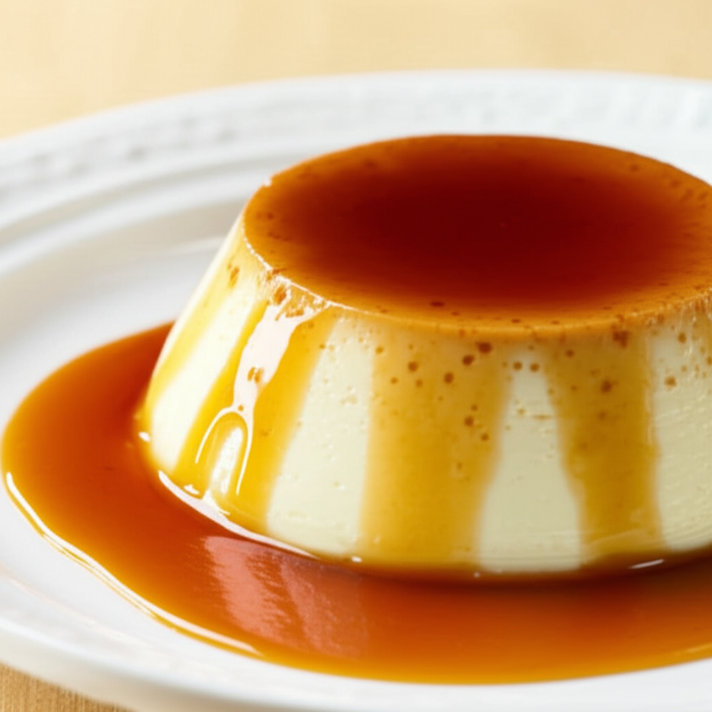 Coffee Crème Caramel Flan dessert