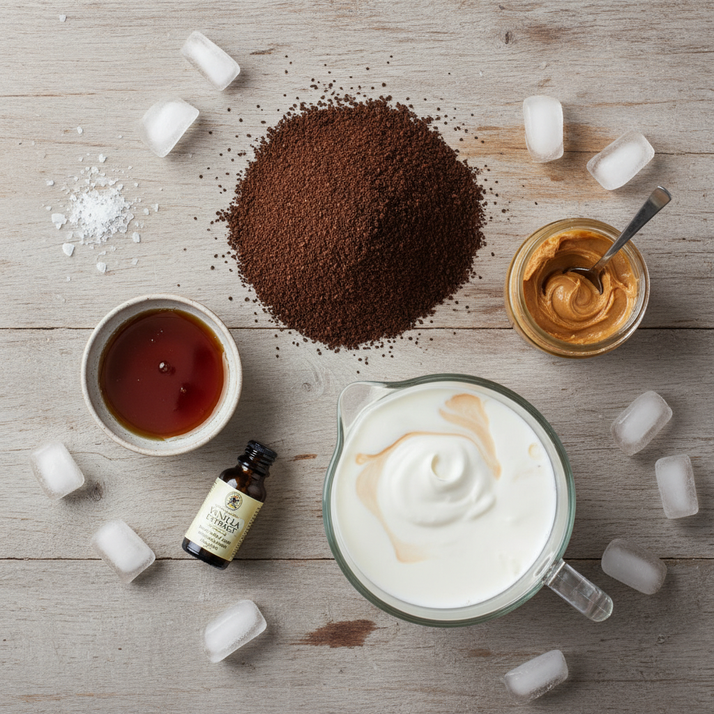 Ingredients for Cookie Butter Cold Brew