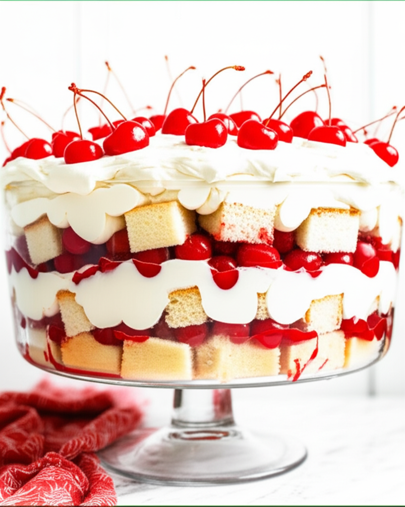 Cherry Almond Amaretto Trifle introduction