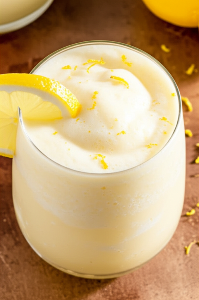 Cottage Cheese Lemonade Frosty drink