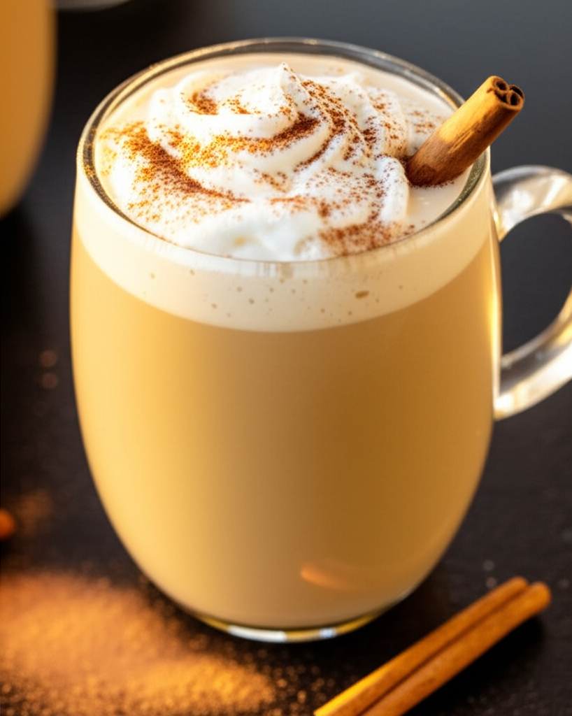 Chai and Eggnog Holiday Drinks