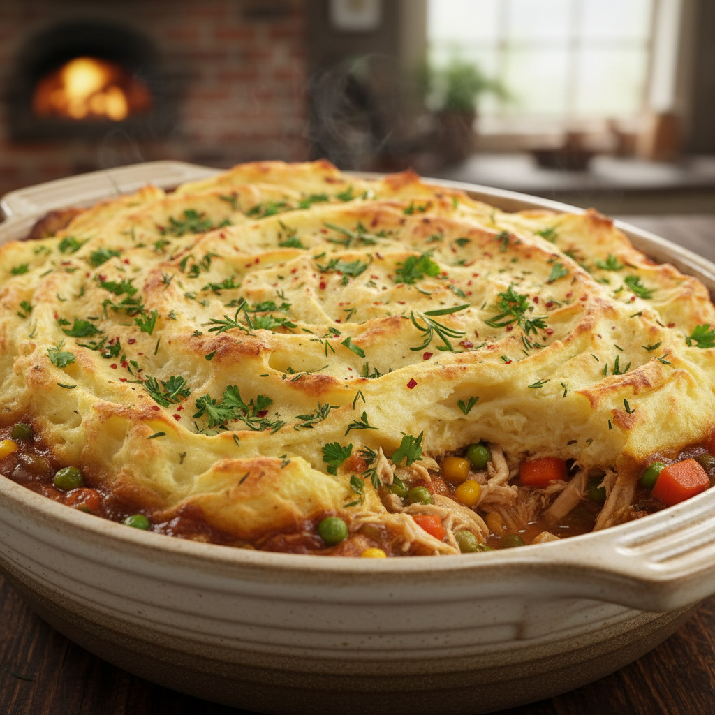 Rotisserie Chicken Shepherd's Pie