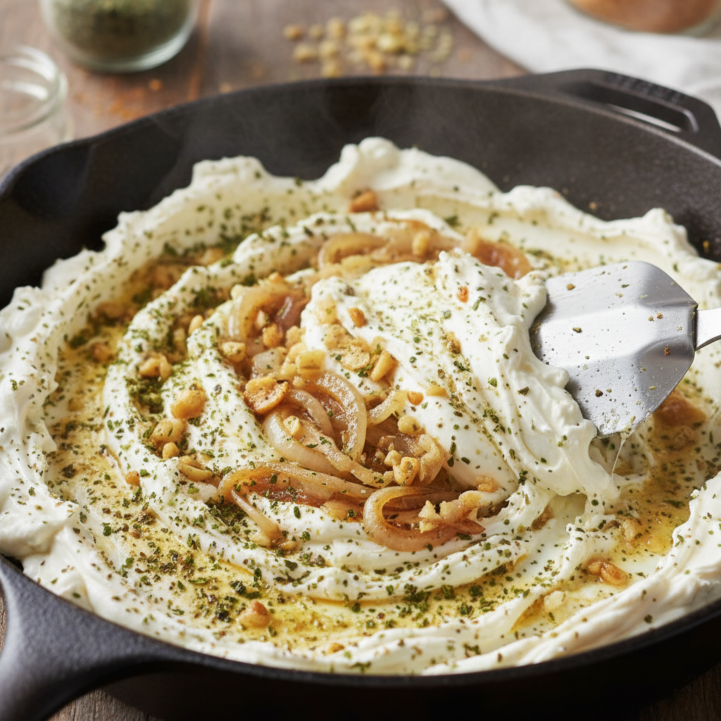 Cooking penne pasta and mixing ingredients