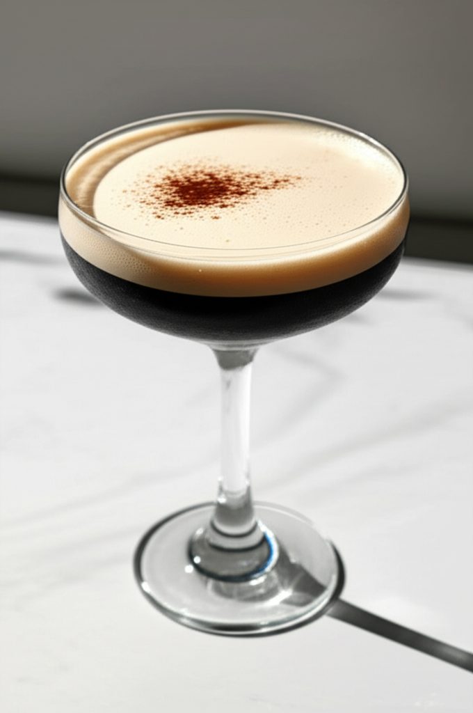 Creamy Vanilla Espresso Martini overview